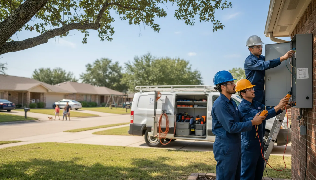 Certified electrician providing emergency electrical services in Prescott, AR